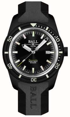Ball Watch Company Engineer II Skindiver Heritage Chronometer Limited Edition (42mm) Black Dial / Black Rubber DD3208B-P2C-BK