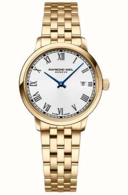 Raymond Weil Womens | Toccata | White Dial | Gold PVD Bracelet 5985-P-00359
