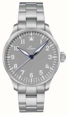 Laco Augsburg Grau Automatic (42mm) Grey Dial / Stainless Steel Bracelet 862158.MB