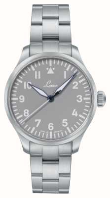 Laco Augsburg Grau Automatic (39mm) Grey Dial / Stainless Steel Bracelet 862161.MB
