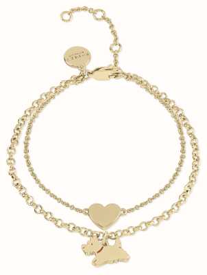 Radley Jewellery Dukes Place Double Chain Bracelet | Gold Plated RYJ3220S
