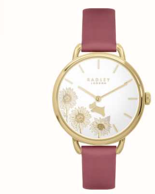 Radley Southwark Park | White Floral Dial | Pink Leather Strap RY21622
