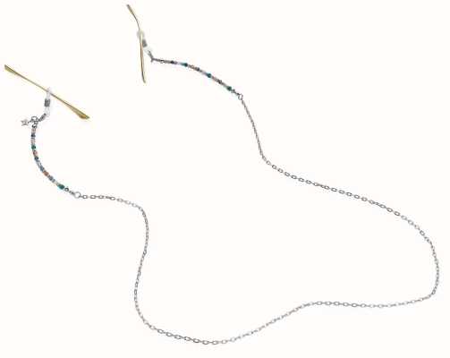 ChloBo Island Energy LIGHT ECHOES Coloured Beads Sunglasses Chain - 925 Sterling Silver SSCLASLKA