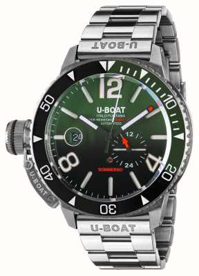U-Boat Sommerso Ghiera Ceramica (46mm) Green Gradient Dial / Stainless Steel Bracelet 9520/MT