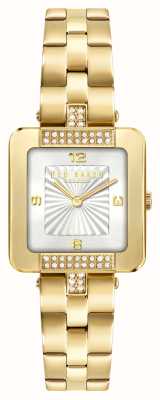 Ted Baker Women's Mayse Silver Dial Gold-Tone Stainless Steel Bracelet BKPMSS304