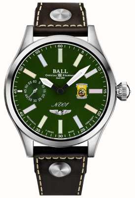 Ball Watch Company Engineer Master II Doolittle Raiders (46mm) Green Dial Rainbow Markers / Brown Leather Strap NM2638C-L1-GR