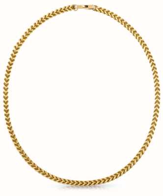 Guess Gold Plated 21" Foxtail Chain Necklace JUMN01337JWYGT/U