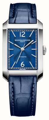 Baume & Mercier Men's Hampton Automatic Blue Dial / Blue Leather Strap M0A10732