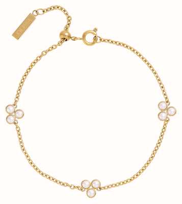 Olivia Burton Gold-Plated Pearl Cluster Bracelet 24100069