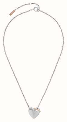 Olivia Burton Classic Knot Heart Silver Necklace 24100031