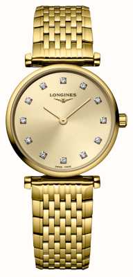 LONGINES La Grande Classique de Longines Gold Diamond-Set Dial / Gold PVD Bracelet L42092378