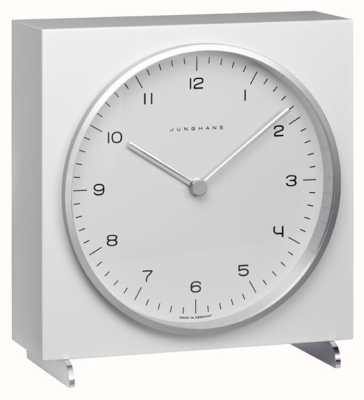 Junghans Max Bill Quartz Table Clock White 363/2210.00