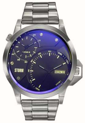 STORM Avalonic Lazer Blue Stainless Steel Bracelet 47502/LB