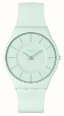 Swatch Turquoise Lightly Turquoise Dial / Turquoise Silicone Strap SS08G107