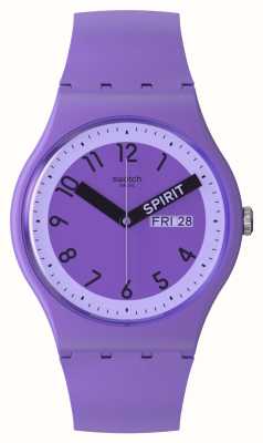 Swatch Proudly Violet Purple Dial / Purple Silicone Strap SO29V700