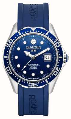 Roamer Rockshell MKIII Scuba Blue Dial / Blue Silicone Strap 867833 41 45 02