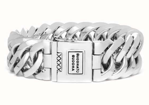 Buddha To Buddha 'Chain Big' Sterling Silver Handmade Bracelet - 080 - (Size F) 001J010800102