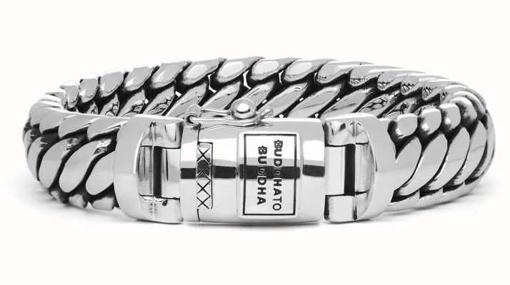 Buddha To Buddha 'Ben Medium' Sterling Silver Handmade Bracelet - 073 - (Size G) 001J010730114