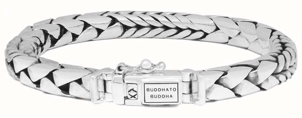 Buddha To Buddha 'George Mix' Sterling Silver Handmade Bracelet - 066 - (Size F) 001J010660102