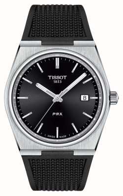 Tissot PRX Quartz (40mm) Black Dial /Black Silicone Strap T1374101705100