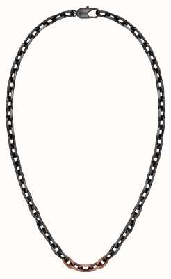 BOSS Jewellery GQ Kane Necklace Black Stainless Steel 1580536