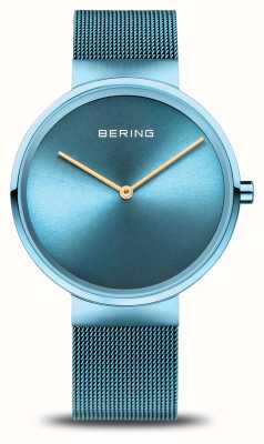 Bering Classic Women's (39mm) Blue Dial / Blue Milanese Bracelet 14539-388