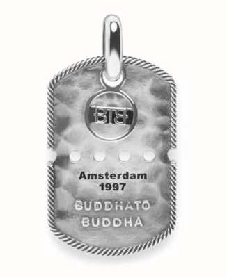 Buddha To Buddha Army Tag Pendant Sterling Silver 667 - (One Size) 001J096670100