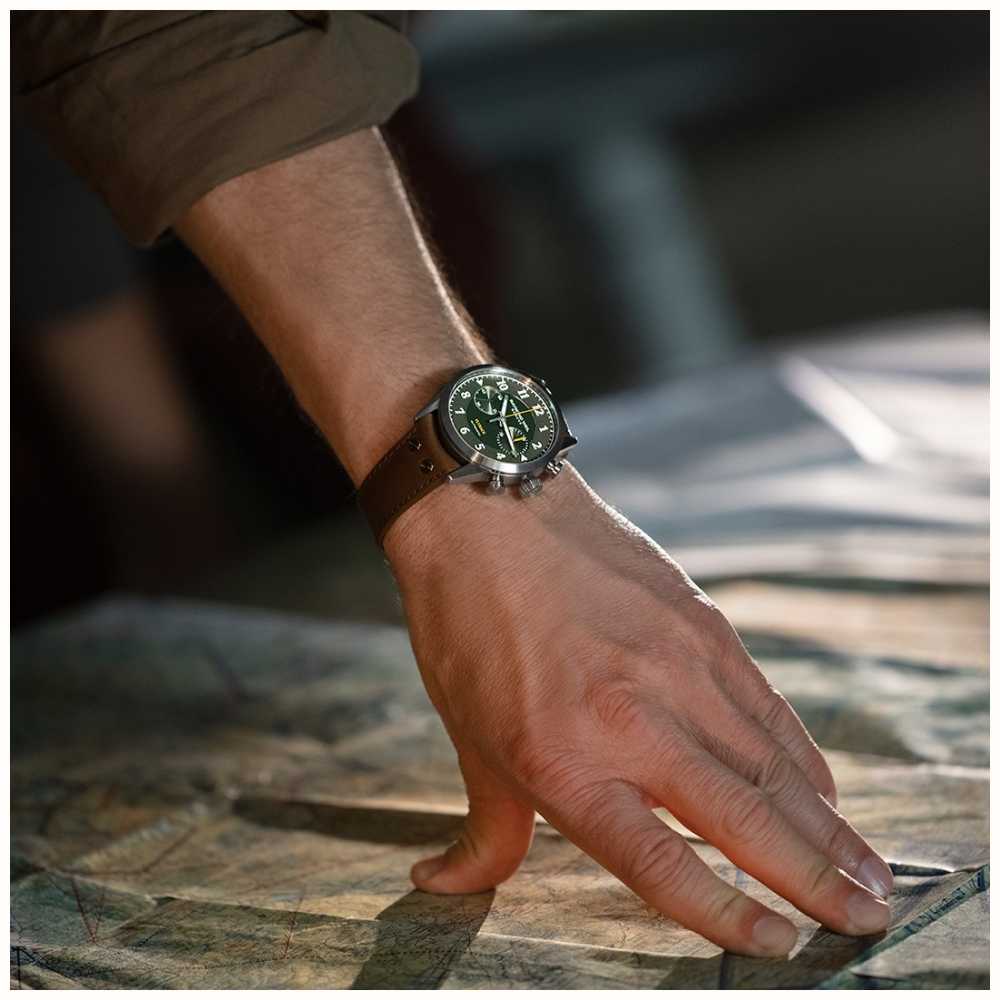 Raymond Weil Freelancer Men’s Pilot Flyback Chronograph (42mm) Green ...