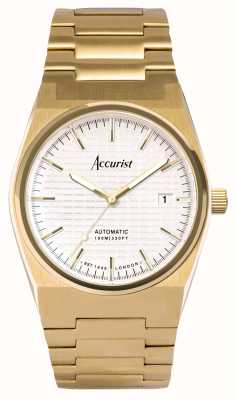 Accurist Origin Men's (41mm) White Dial / Gold Ion-Plated Stainless Steel Bracelet 70021