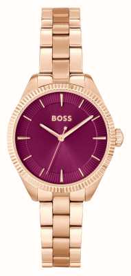 BOSS Sage (32mm) Purple Dial / Gold Stainless Steel Bracelet 1502728