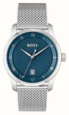 BOSS Principle (41mm) Blue Dial / Stainless Steel Mesh Bracelet 1514115