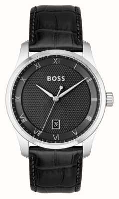 BOSS Principle (41mm) Black Dial / Black Leather Strap 1514122