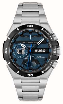 HUGO #wild (46mm) Blue Dial / Stainless Steel Bracelet 1530337