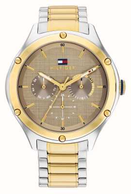 Tommy Hilfiger Women's Lexi (41mm) Brown Dial / Two-Tone Stainless Steel Bracelet 1782658