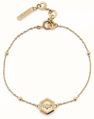 Olivia Burton Ladies Gold Plated Minima Bee Bracelet 24100100