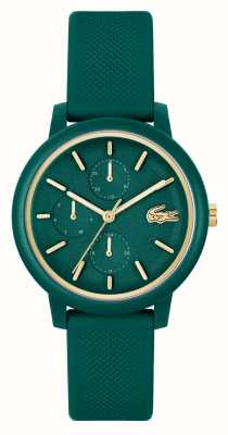 Lacoste 12.12 (38mm) Green Dial / Green Silicone Strap 2001329