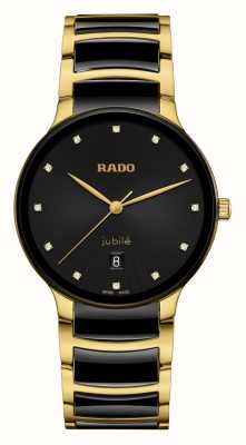 RADO Centrix Diamond (39.5mm) Black Dial / Black High-Tech Ceramic & Gold PVD Stainless Steel R30022742
