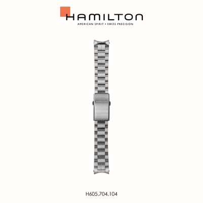 Hamilton Straps Men's Stainless Steel Hamilton Bracelet Only 20mm H695704104