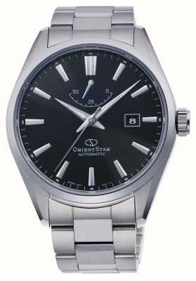 Orient Star Simple Date Mechanical (42mm) Black Dial / Stainless Steel RE-AU0402B00B