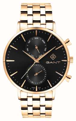 GANT PARK HILL Day-Date II (43.5mm) Black Dial / Gold PVD Stainless Steel G121013