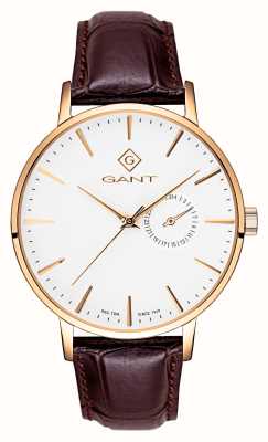 GANT PARK HILL III (41.5mm) White Dial / Brown Leather G105006