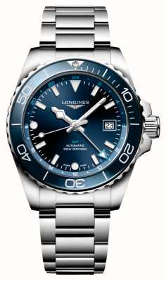 LONGINES HydroConquest GMT (41mm) Sunray Blue Dial / Stainless Steel Bracelet L37904966