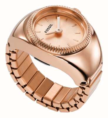Fossil Ring Watch (15mm) Rose Gold Dial / Rose Gold-Tone Stainless Steel Band ES5247