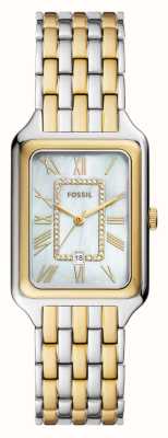 Fossil Raquel (26mm) Mother-of-Pearl Dial / Two-Tone Stainless Steel Bracelet ES5305