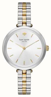 Kate Spade Holland (34mm) Silver Dial / Two-Tone Stainless Steel Bracelet KSW1119