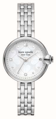 Kate Spade Chelsea Park (32mm) White Dial / Stainless Steel Bracelet KSW1760