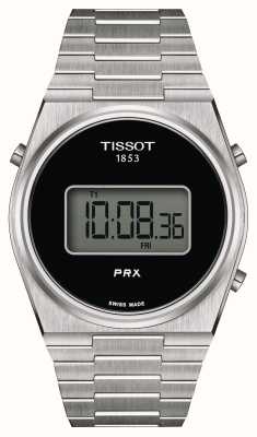 Tissot PRX Digital (40mm) Black Digital Dial / Stainless Steel Bracelet T1374631105000