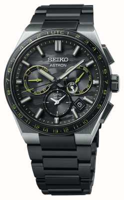 Seiko Astron ‘Cyber Yellow’ GPS Solar 5X Dual-Time Limited Edition SSH139J1