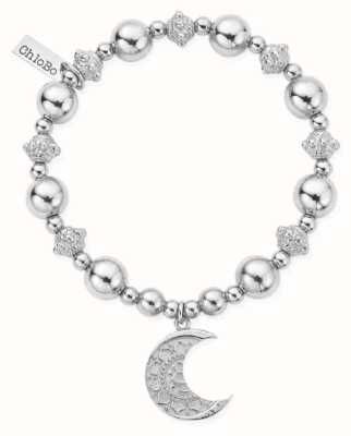 ChloBo Sterling silver Moon Mandala Bracelet SBB3352