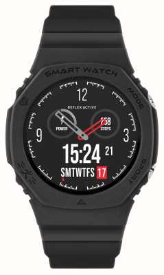Reflex Active Series 26 Sports Multi-Function Smartwatch (42mm) Digital Dial / Black Silicone RA26-2180